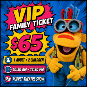 MANGA EXPO BATHURS — VIP - Puppet - 10:30AM To 12:30