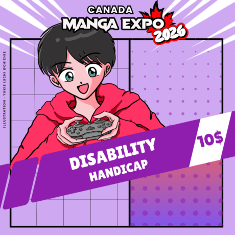 MANGA EXPO CCNB DIEPPE 2026 — Disability
